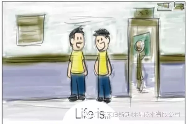 人生就是。。。 和好朋友在教室外面一起罰站